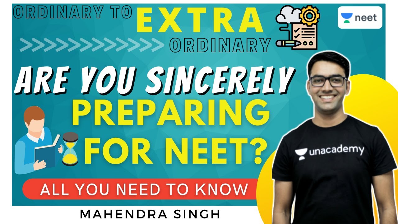 Are You Sincerely Preparing for NEET? | NEET 2021 Preparation Strategy | AMA | Mahendra Singh