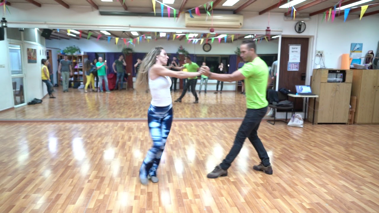 Classes | With ‏‎David & Deywylla | Zouk Lambada Israel 26.03.2018 | Lambada BaSdera, Ramat Gan