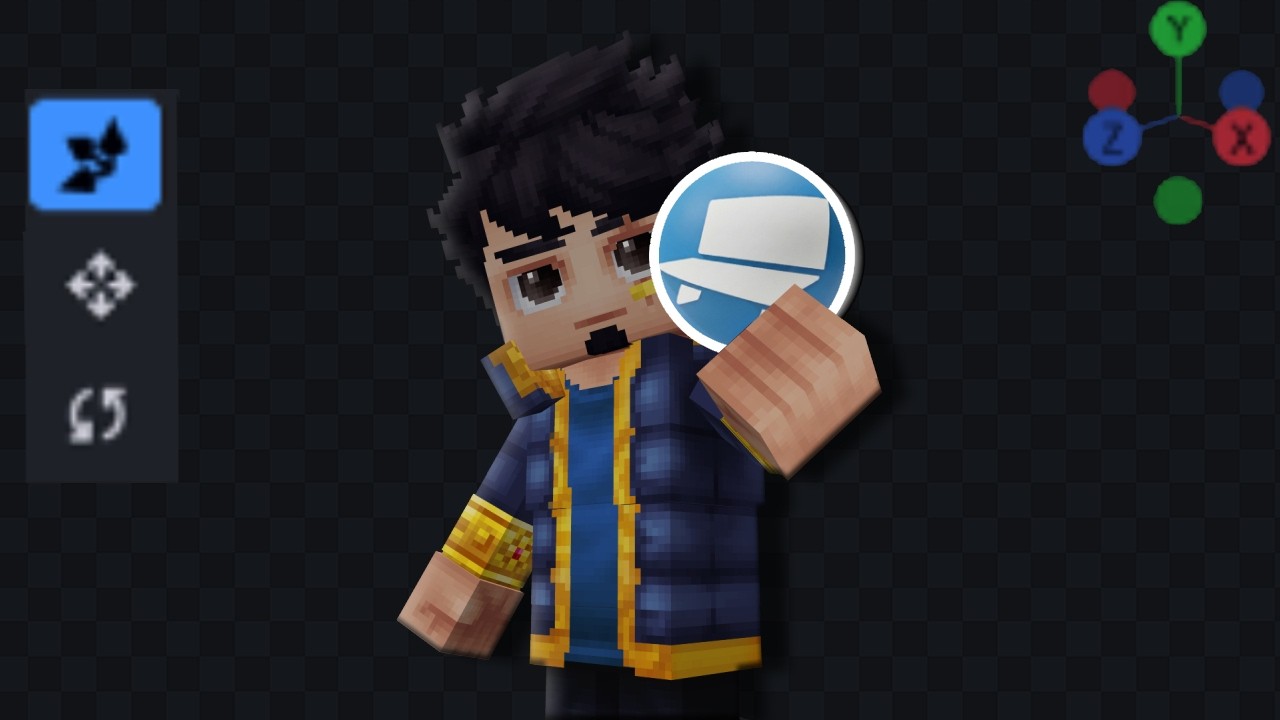 IMPORTANDO PERSONAGEM DO HYTALE NO BLOCKBENCH(FÁCIL E RÁPIDO)