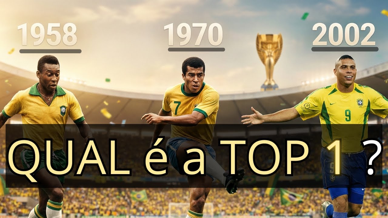 MELHOR Seleção Brasileira de todos os tempos? As IAs Revelam o Top 3 !