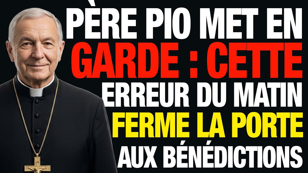 Père Pio Met en Garde : Cette Erreur du Matin Ferme la Porte aux Bénédictions