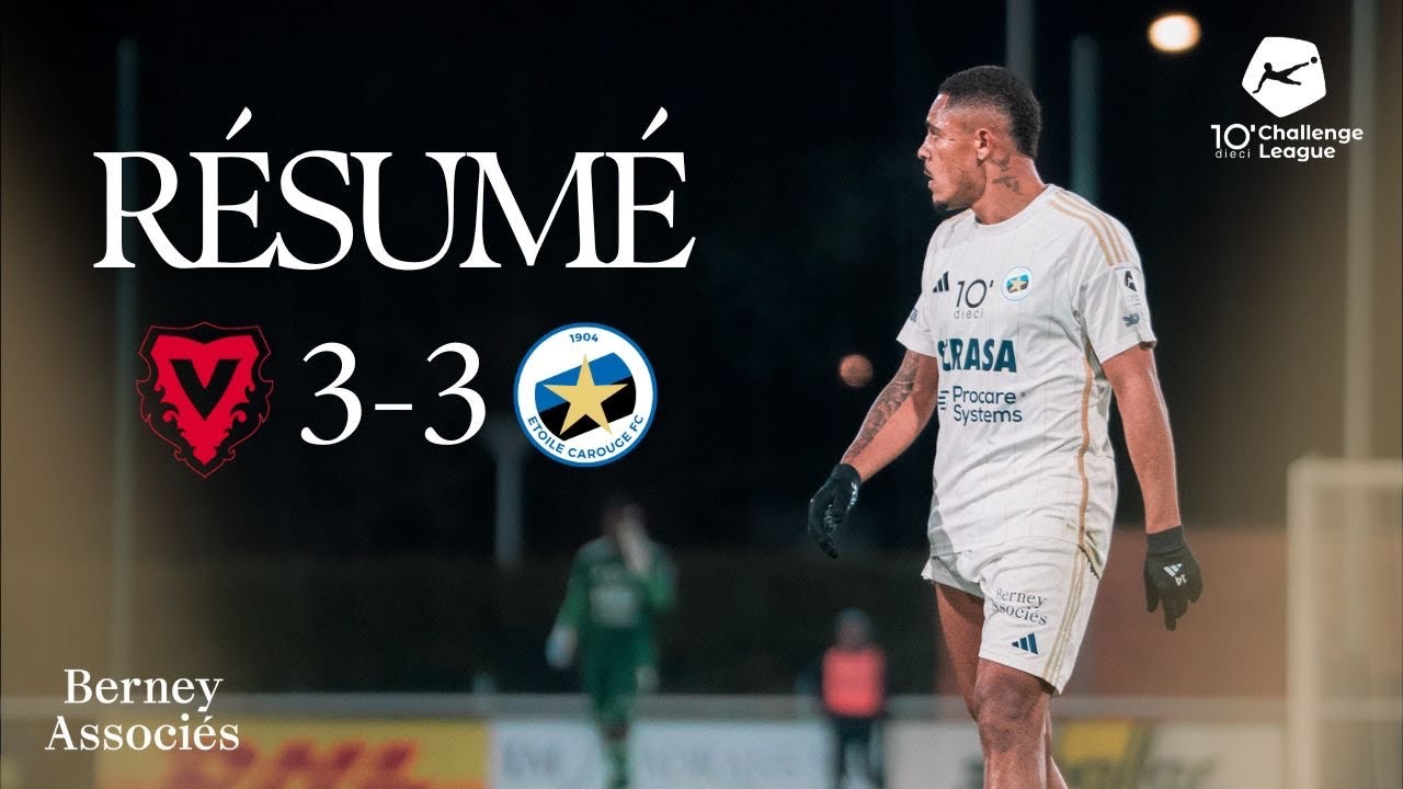 RÉSUMÉ Étoile Carouge Fc - Fc Vaduz | J21 Dieci Challenge League 