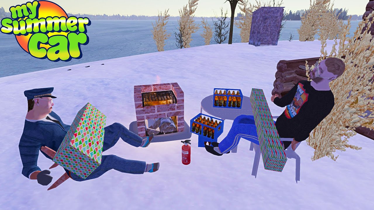 CHRISTMAS 4 - LITTLE PARTY ON THE ISLAND [MY WINTER CAR] - My Summer Car Story #119 | Radex