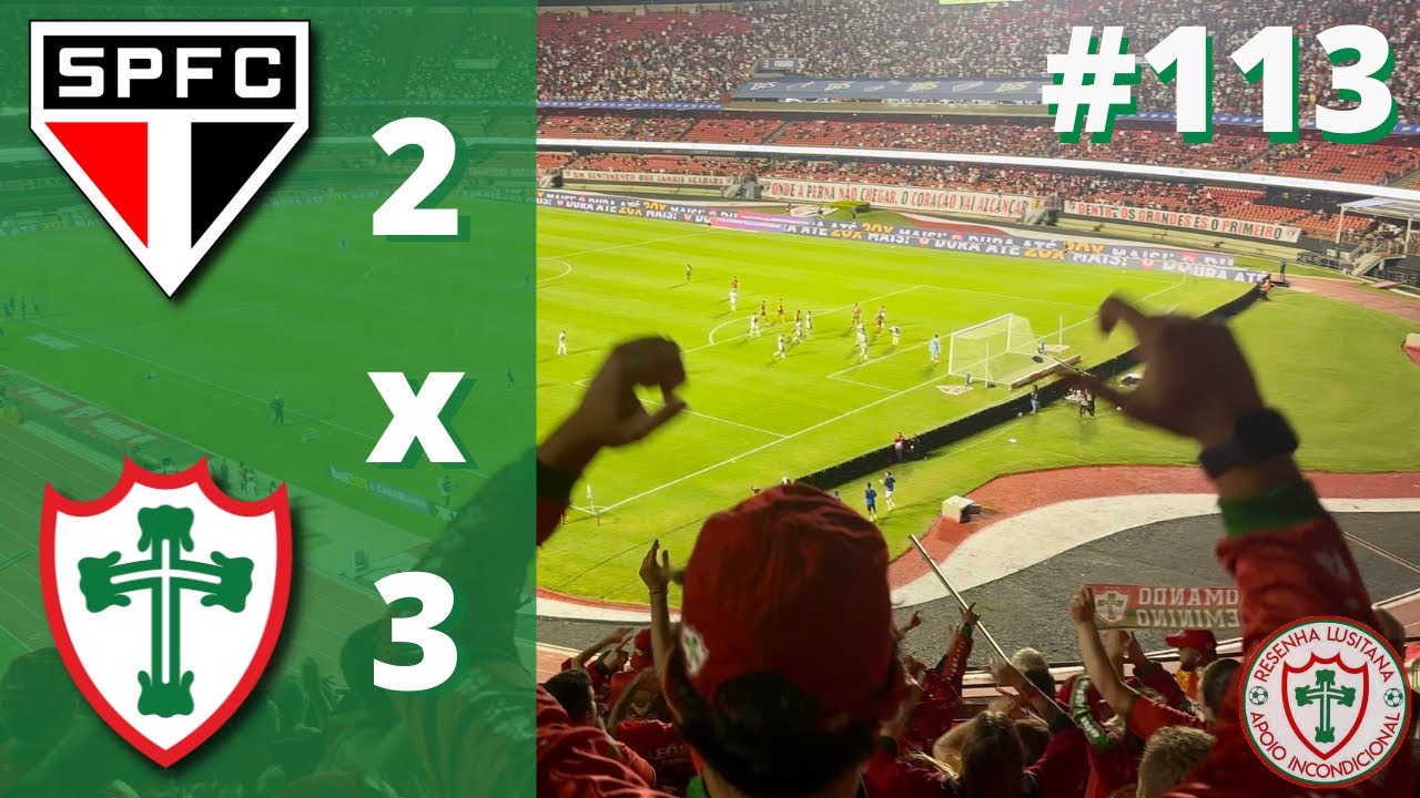 SÃO PAULO 2x3 PORTUGUESA - TORCIDA ÚNICA NO PANETONE! 🇵🇹🇵🇹🇵🇹🇵🇹🇵🇹