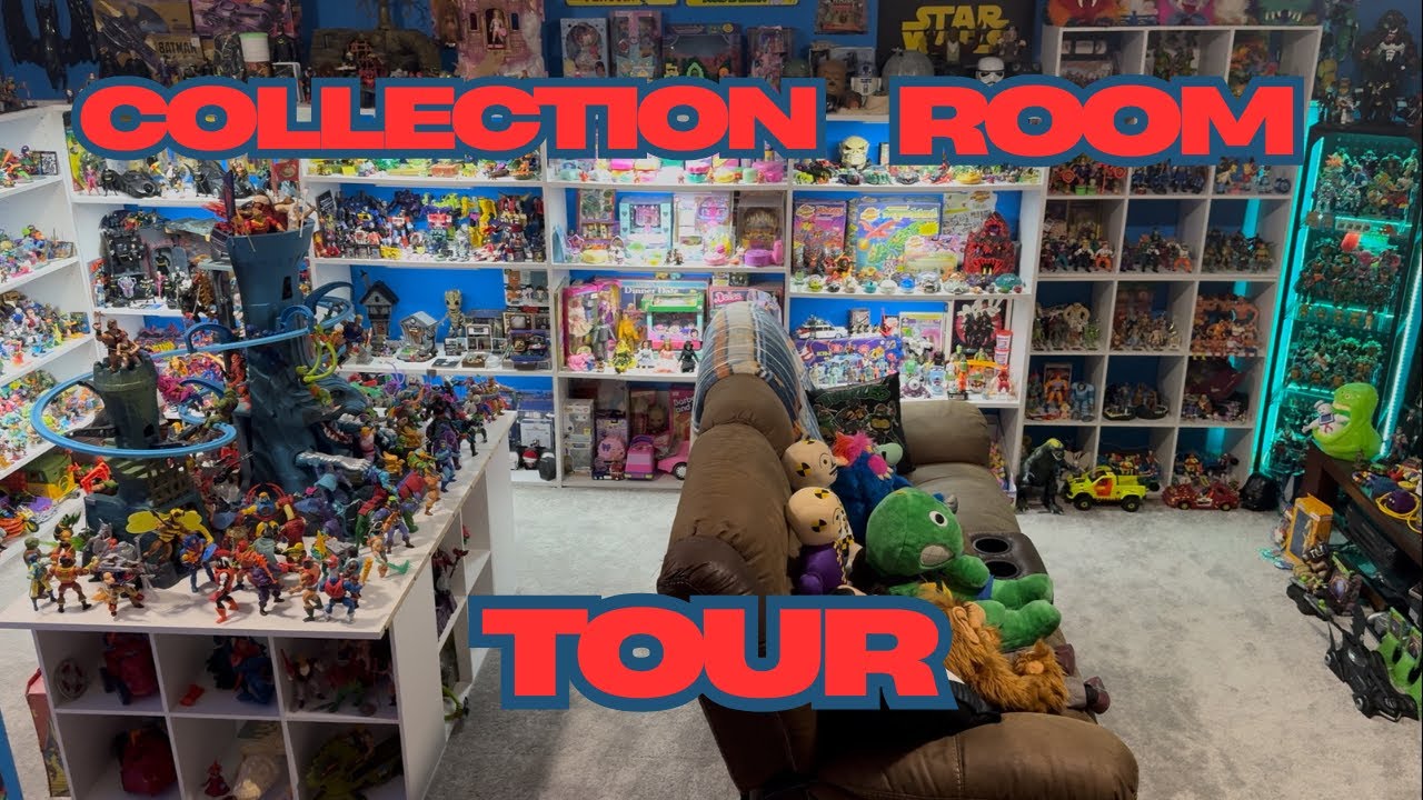 Vintage and Modern Toy Collection Room Tour
