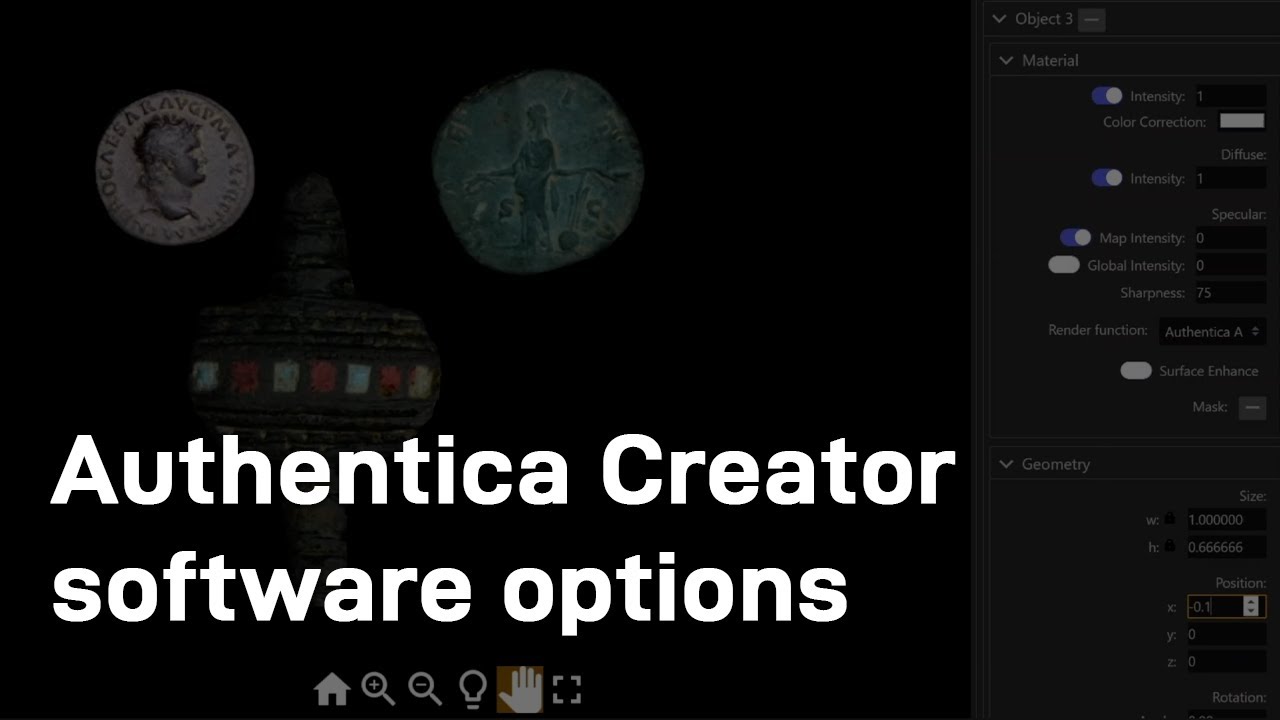 Reflectance transformation imaging (RTI) options with Authentica Creator & broncolor Scope D50