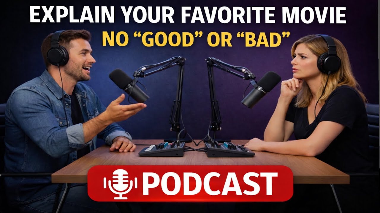 English Speaking Podcast | Real Conversation on Daily Life | Your Favourite movie
