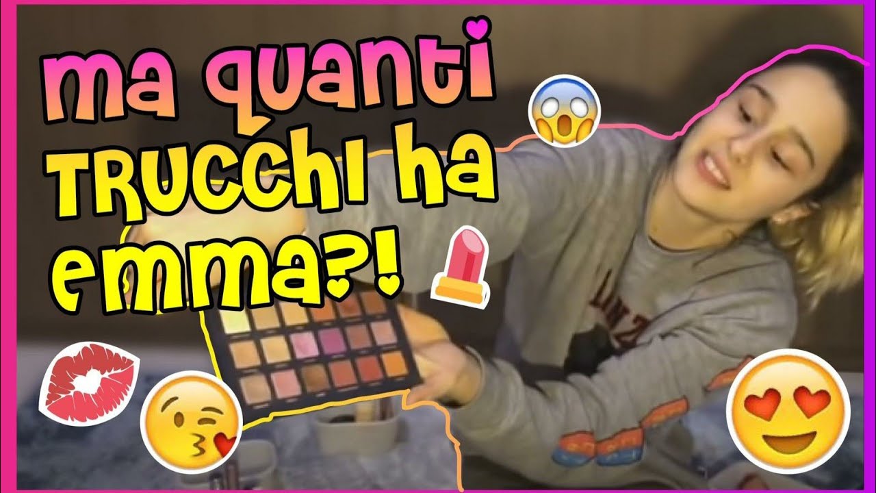 Ma quanti trucchi ha Emma Grisetti?//makeup collection, Le ginnaste del CSB.