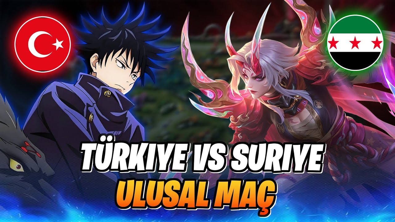 TÜRKİYE VS SURİYE ULUSAL MAÇ(TÜRKÜN GÜCÜNÜ GÖSTERDİK)! - Mobile Legends