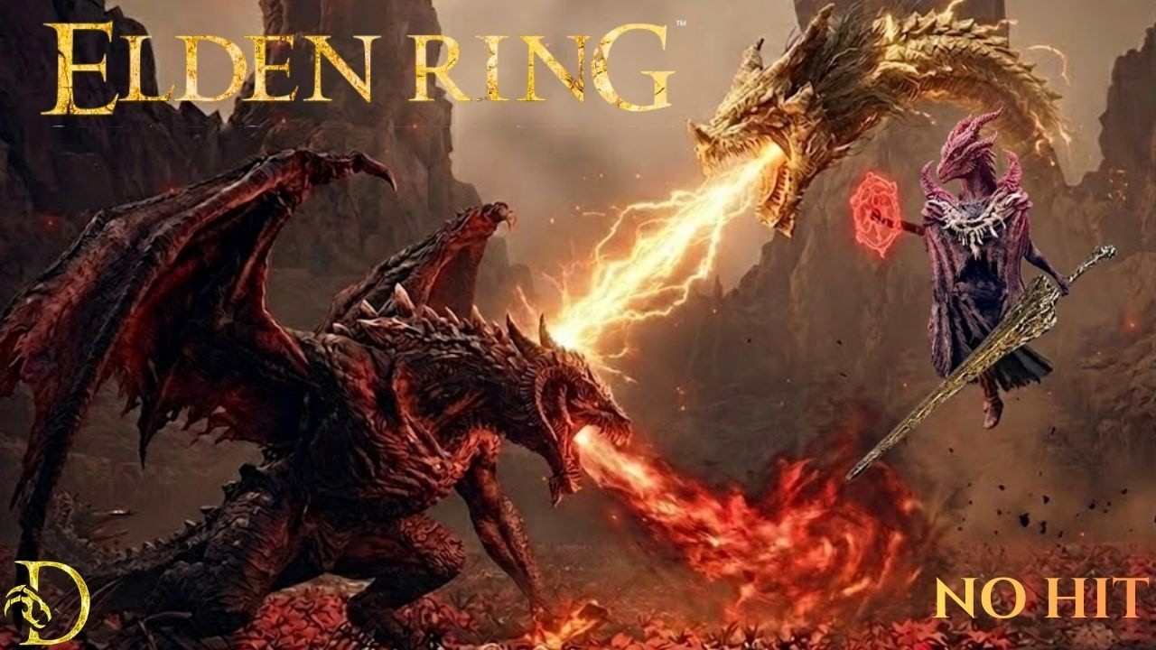 Elden Ring - Bayle VS Placidusax | Boss Fight No Damage | Lore Accurate | NG+5 | 4K