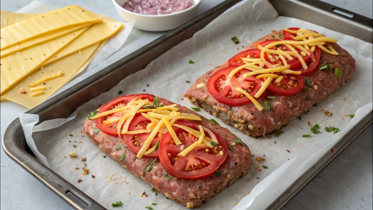 TRENDY DINNER WITH MINCED MEAT, TOMATOES AND CHEESE!