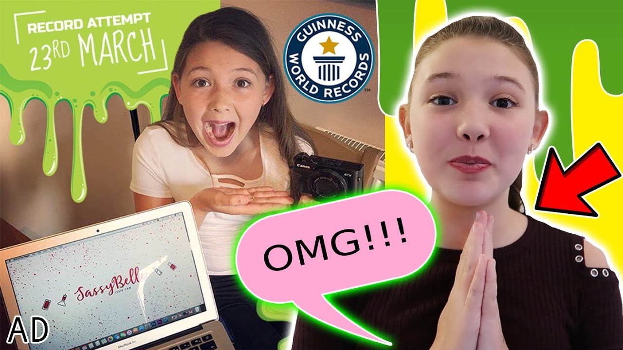ATTEMPTING TO BREAK A SLIME WORLD RECORD with Guinness World Records and Pop Jam!
