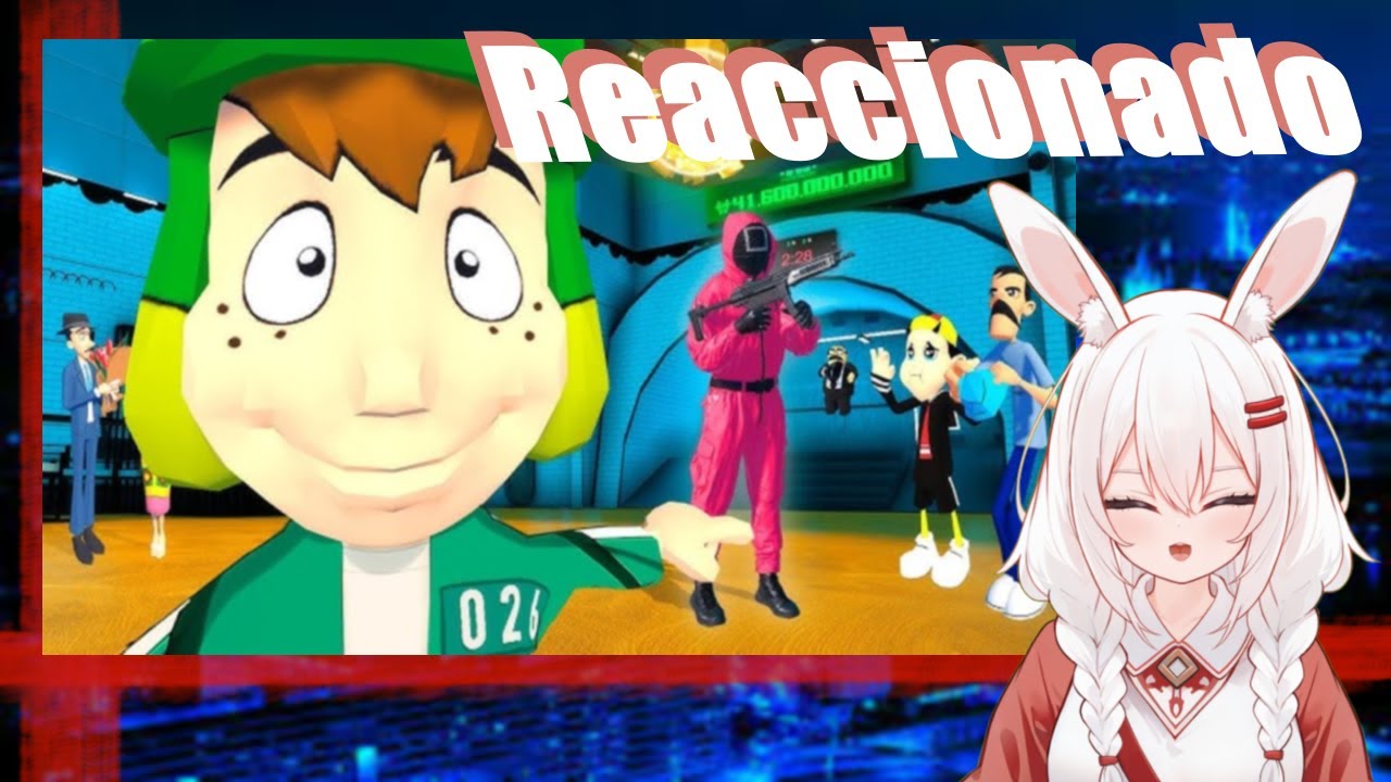Reaccionado El CHAVO DEL 8 en EL JUEGO DEL CALAMAR De @RULEXVR