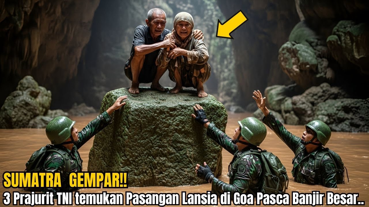 VIRAL!! TNI Temukan Pasangan Lansia Terperangkap di Goa Saat Banjir Sumatra… Rahasianya Bikin Syok!