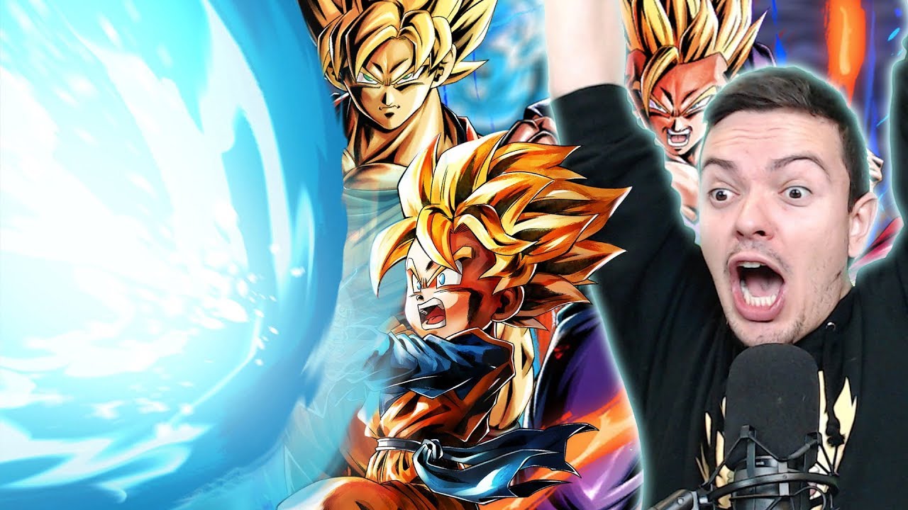 LEGENDARY SPARKING Step Up Summon in Dragon Ball Legends