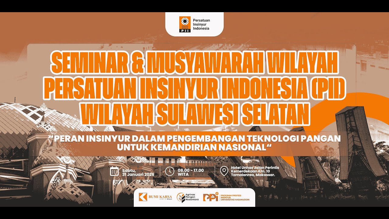 Seminar dan Musyawarah Wilayah PII Wilayah Sulawesi Selatan 2026