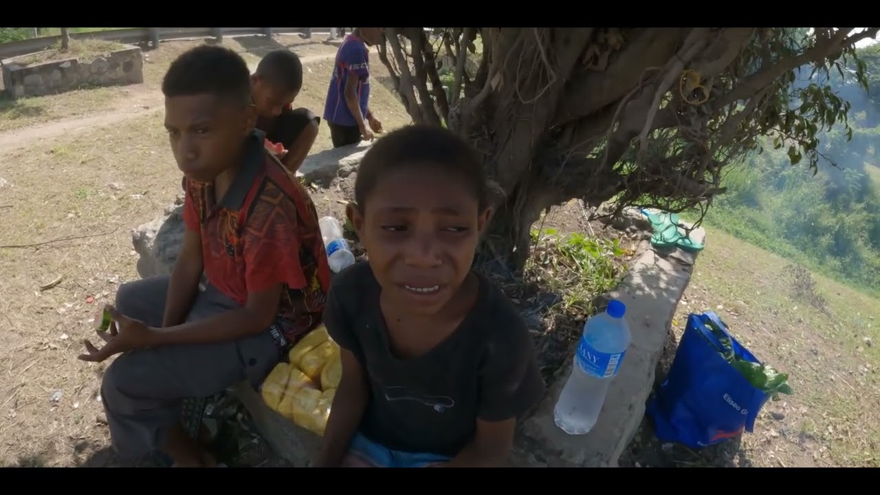 Papua New Guinea Homeless kids