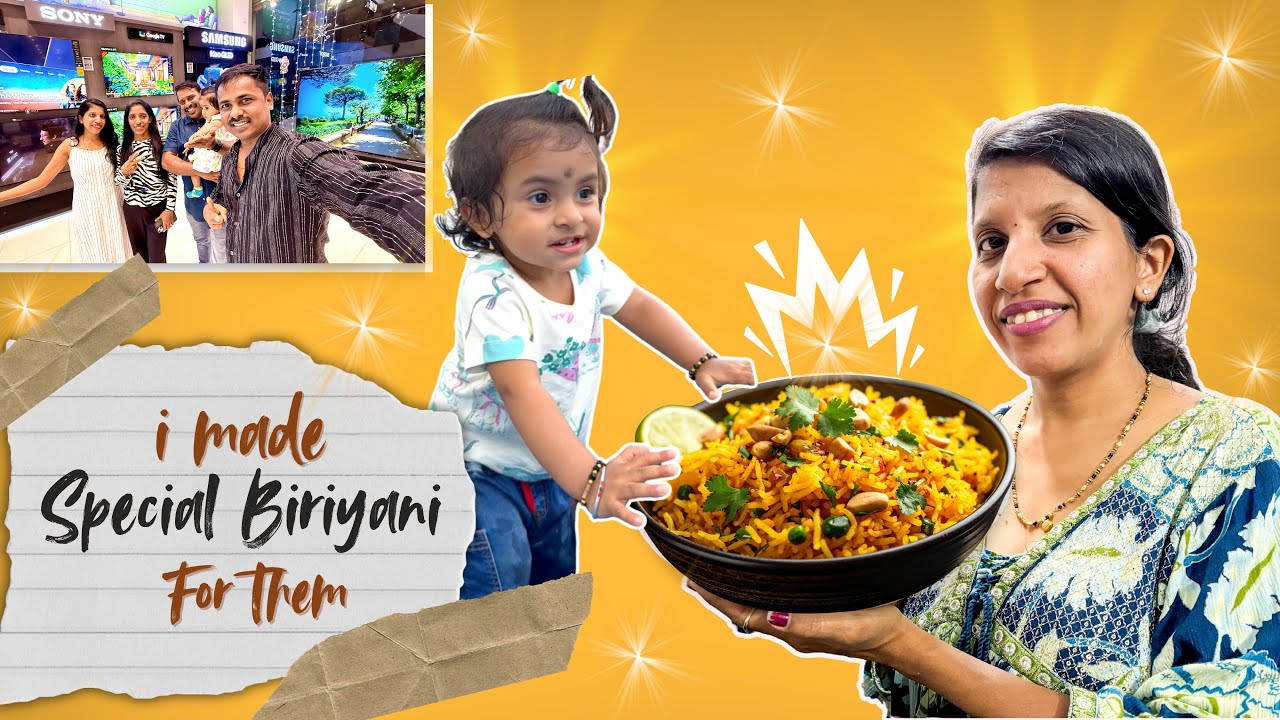 I Made Special Biryani For them