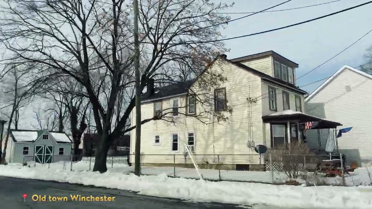 Driving around old Winchester | small town in Virginia 