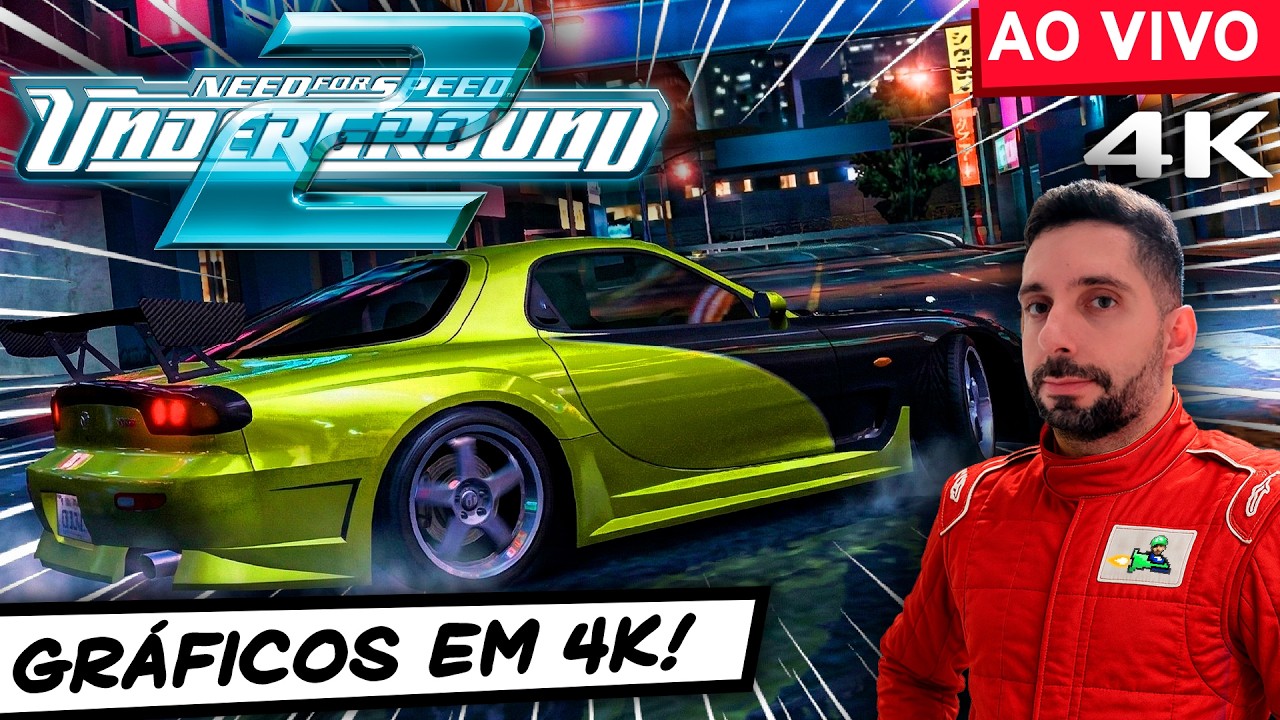 🚗 NFS UNDERGROUND 2 COMO VOCÊ NUNCA VIU: Cockpit mais rápido que nunca! Gameplay em 4K