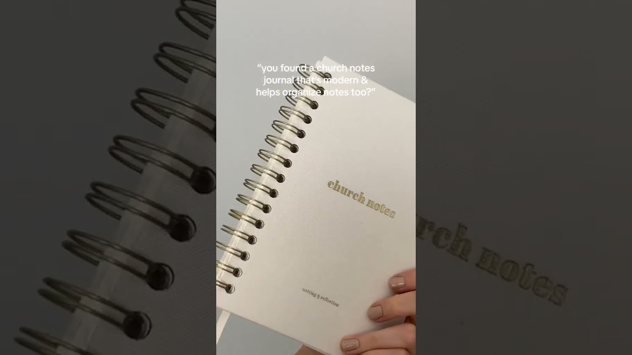 the church notes journal you NEED 🙌
