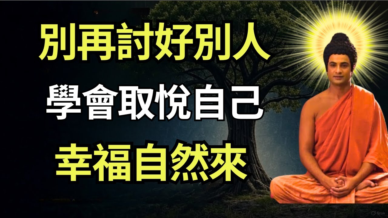 睡前聽佛法智慧：學會取悅自己而非他人，豐富內心才能吸引幸福人生 #佛教智慧 #佛教 #禪心之道 #佛家 #佛學 #佛法 #佛陀 #佛學智慧 #buddha #放下
