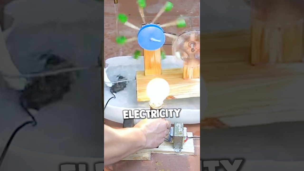 Trasforma l'acqua in elettricit&agrave;!⚡️