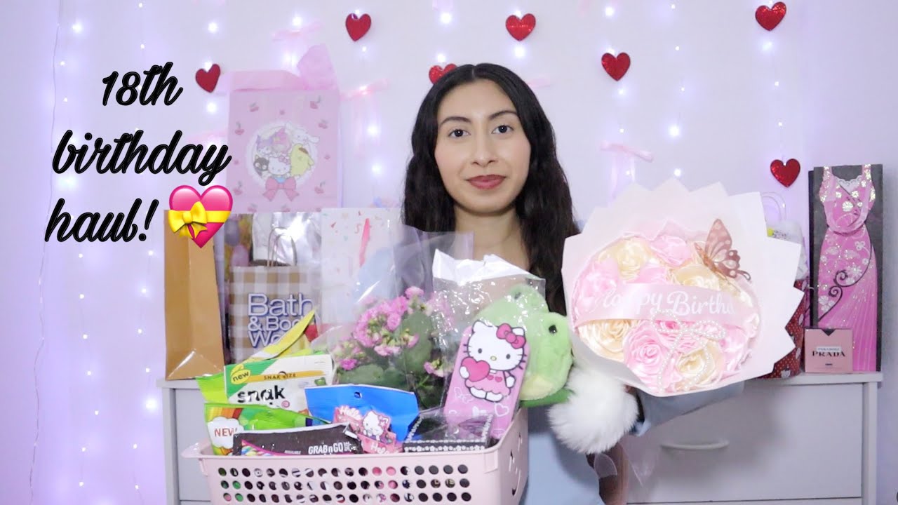 ASMR~What I Got For My 18th Birthday Gift Haul!! 🥳🩷