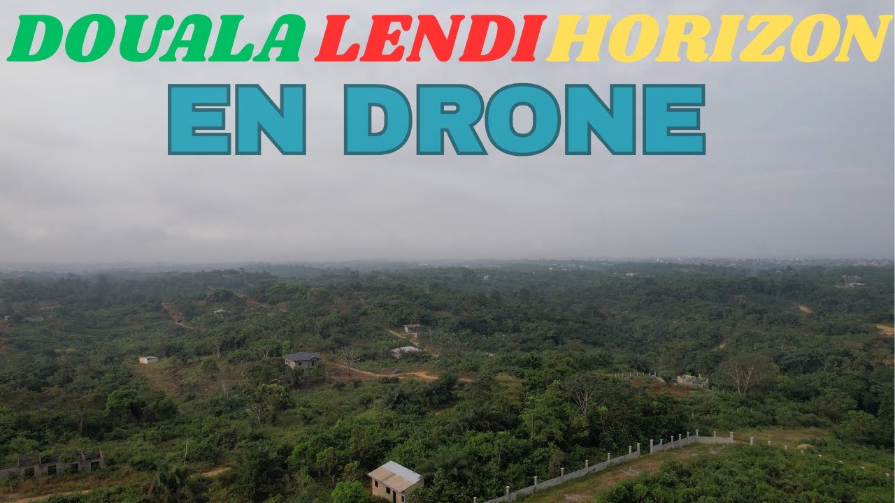 Douala Lendi Horizon en drone: Un quartier en voie de d&eacute;veloppement