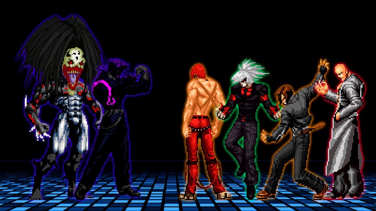 MUGEN | Darkside Rugal-R VS True Iori X, Titan, Kyo-SL & Chili Yagami