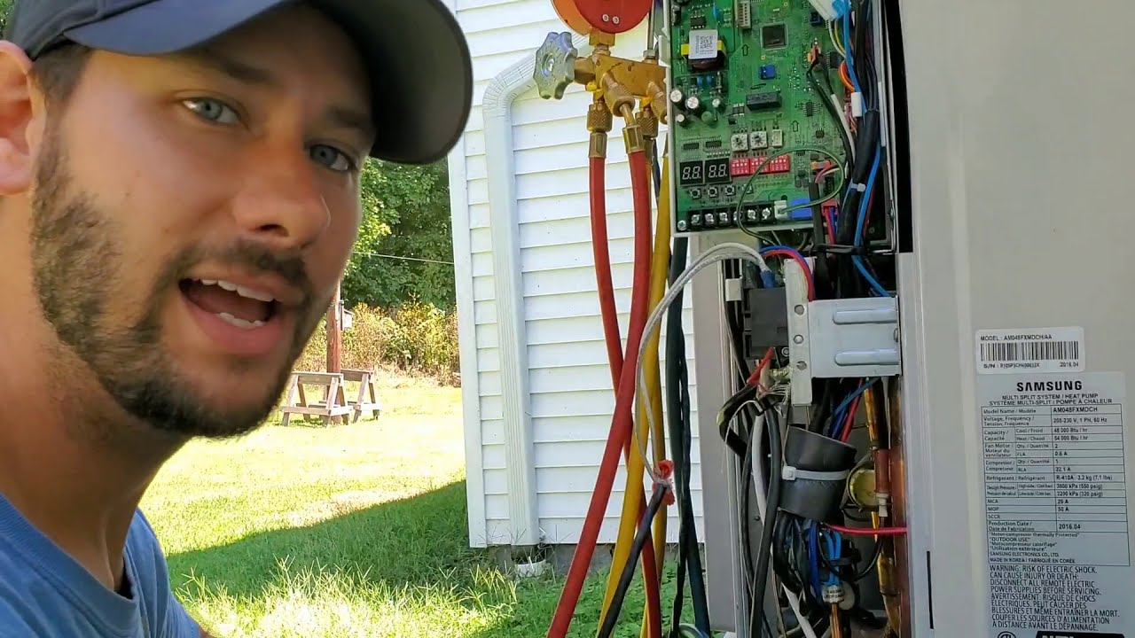 Samsung HVAC DVM S Eco How to pump down using K tact buttons #SamsungHVAC