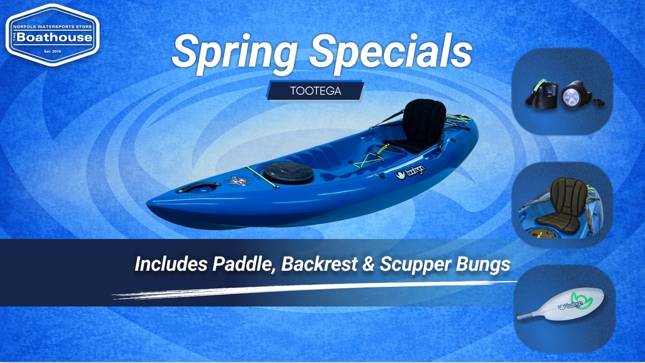 Tootega Spring Special & Hydrolite Performance Package | Ready-to-Paddle Sit-On-Top Kayaks
