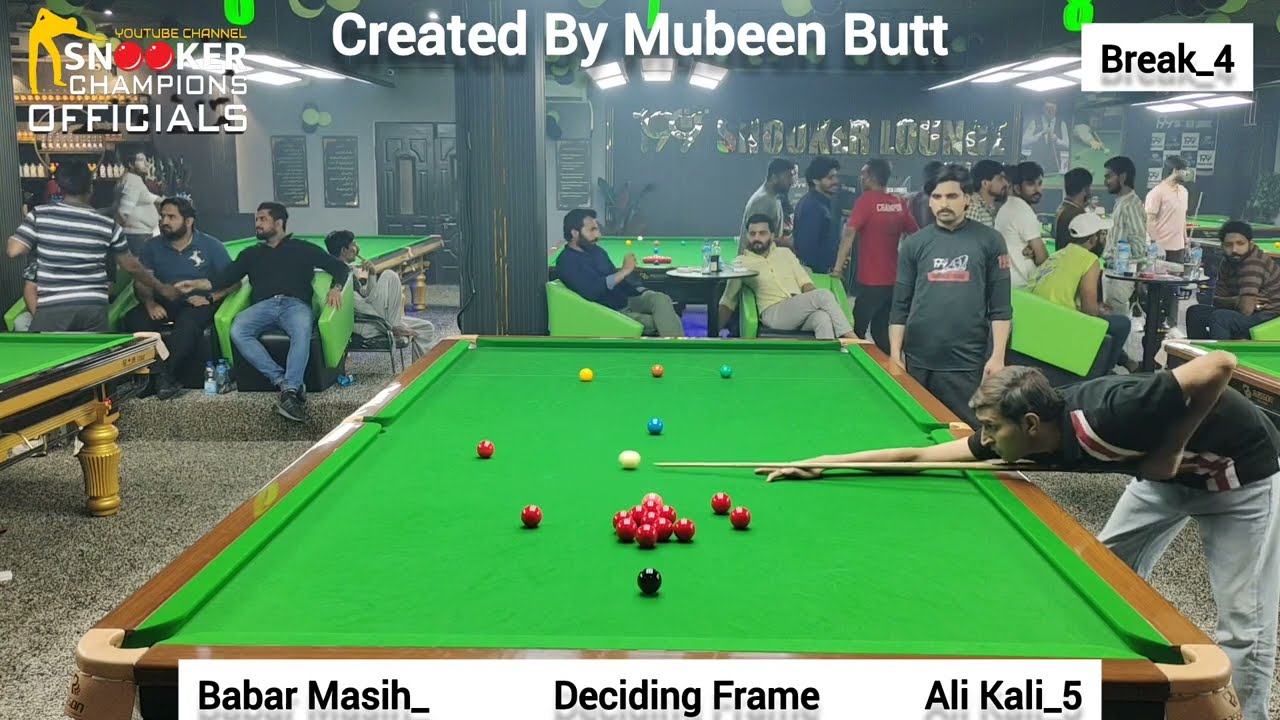 Babar Masih vs Kali Majora | Snooker Deciding Frame | Pre Quaterfinal Match | Pakistan Snooker Match
