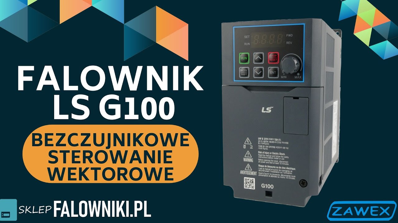 Sterowanie Wektorowe dla silników indukcyjnych – falownik LS G100 – jak ustawić ? sklepfalowniki.pl