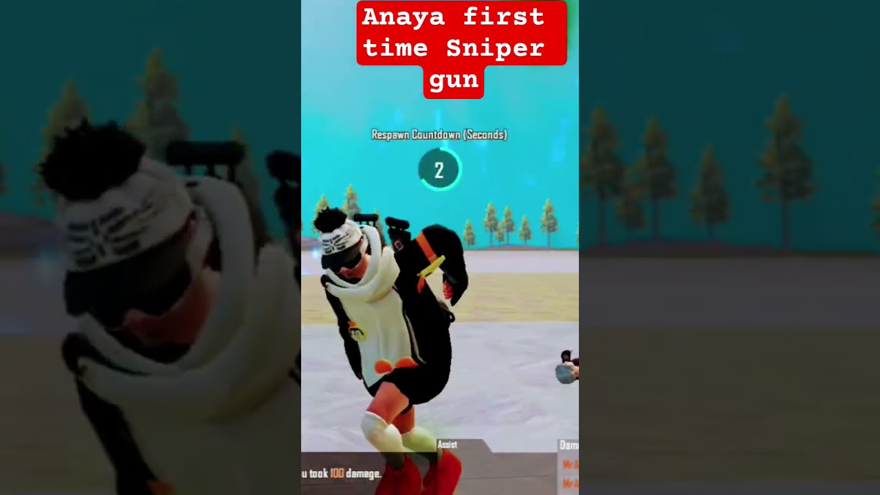 Anaya Butt first time Sniper gun pubg gameplay