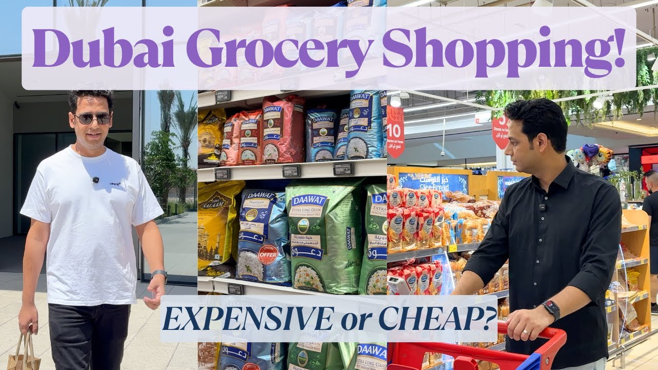 Grocery Shopping in Dubai: Is It Affordable? | Ketan Vlogs