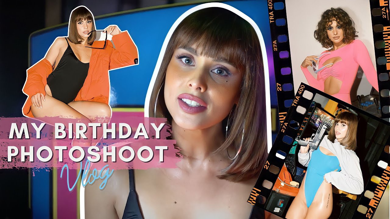 MY SEXY RETRO BIRTHDAY PHOTOSHOOT | MAX COLLINS VLOG