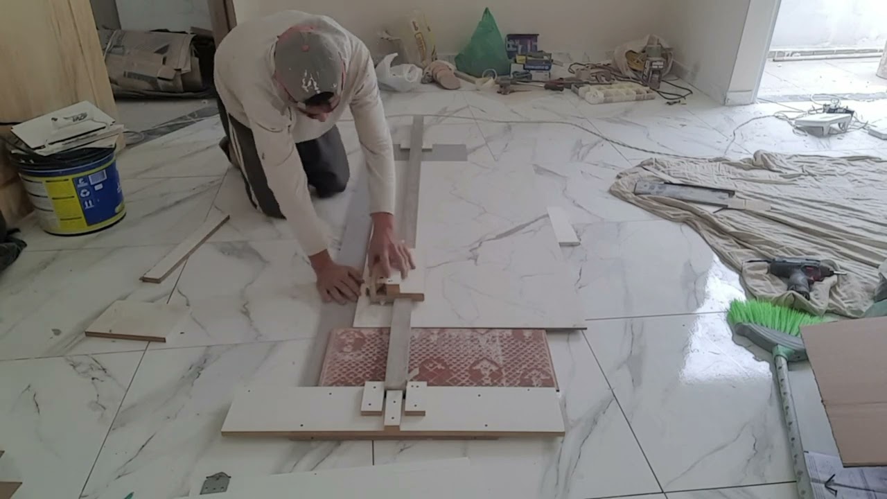 riscador de piso e porcelanato caseiro