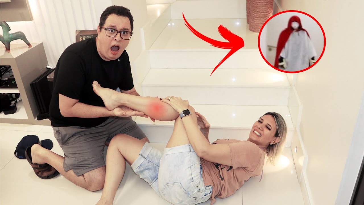 ENY🎭 o jogo - CAI DA escada ! TIVEMOS que PARAR a GRAVAÇÃO
