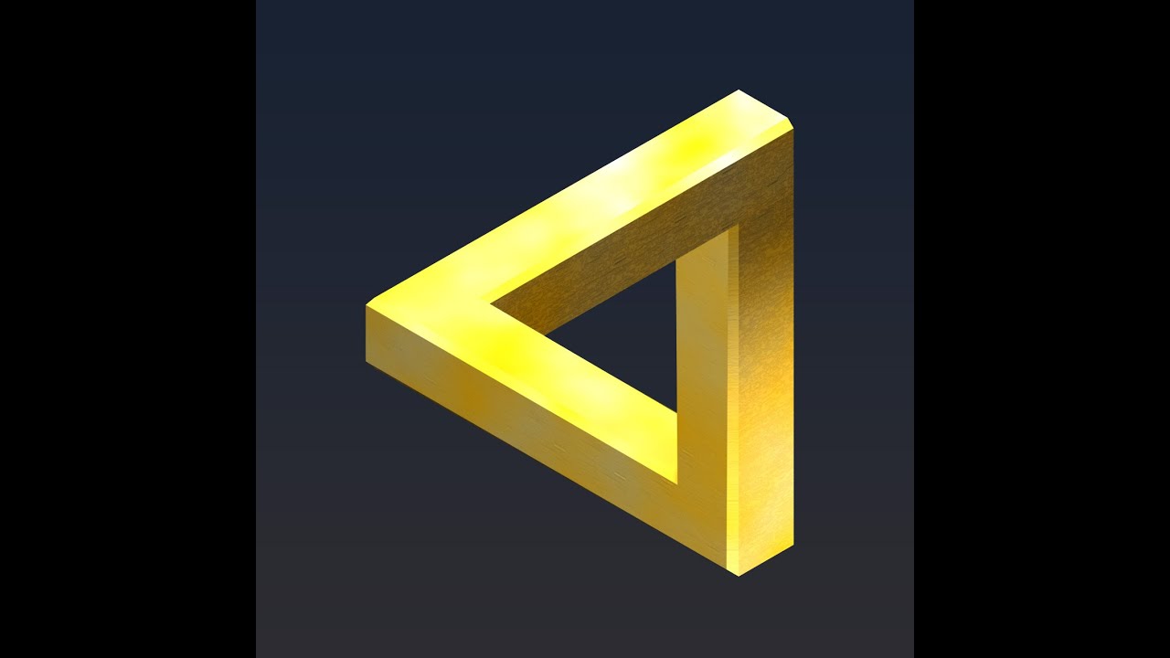Optical Illusion - Penrose Triangle