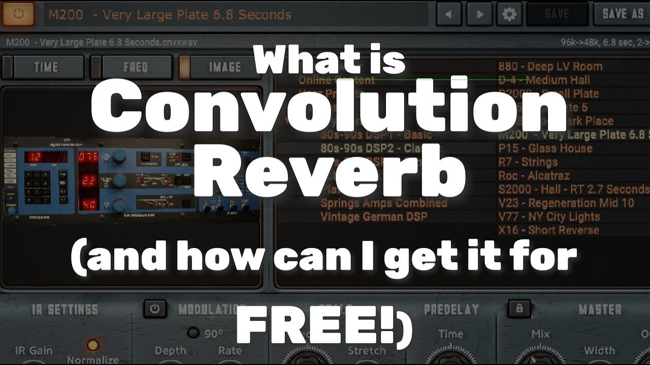 What is Convolution Reverb? (and can I have it FREE?)