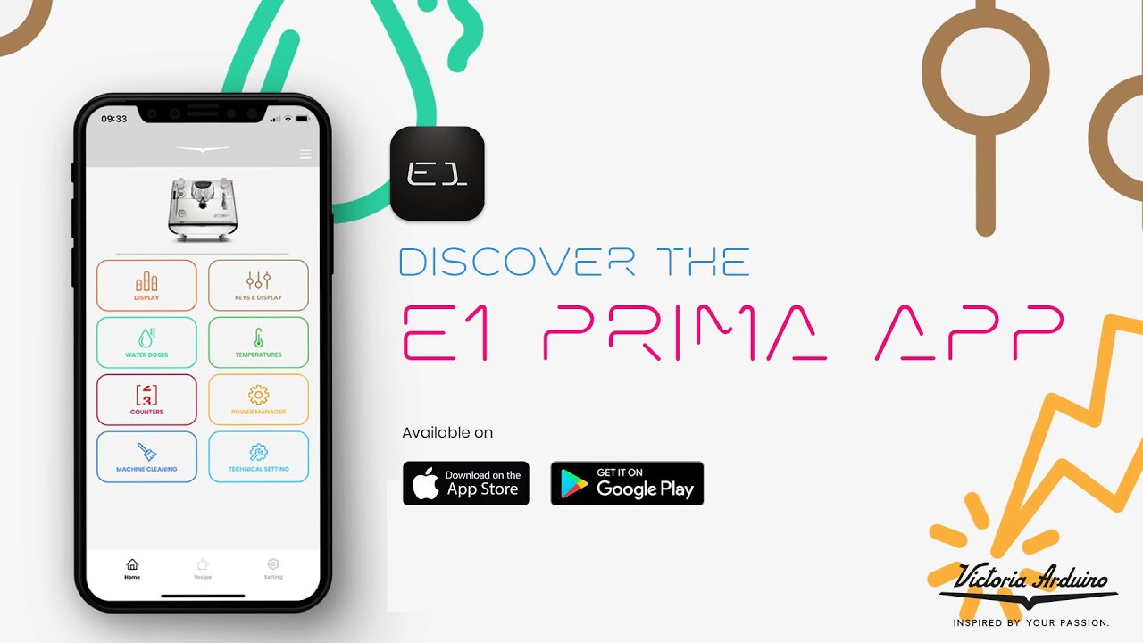 E1 Prima Coffee machine APP | how to use