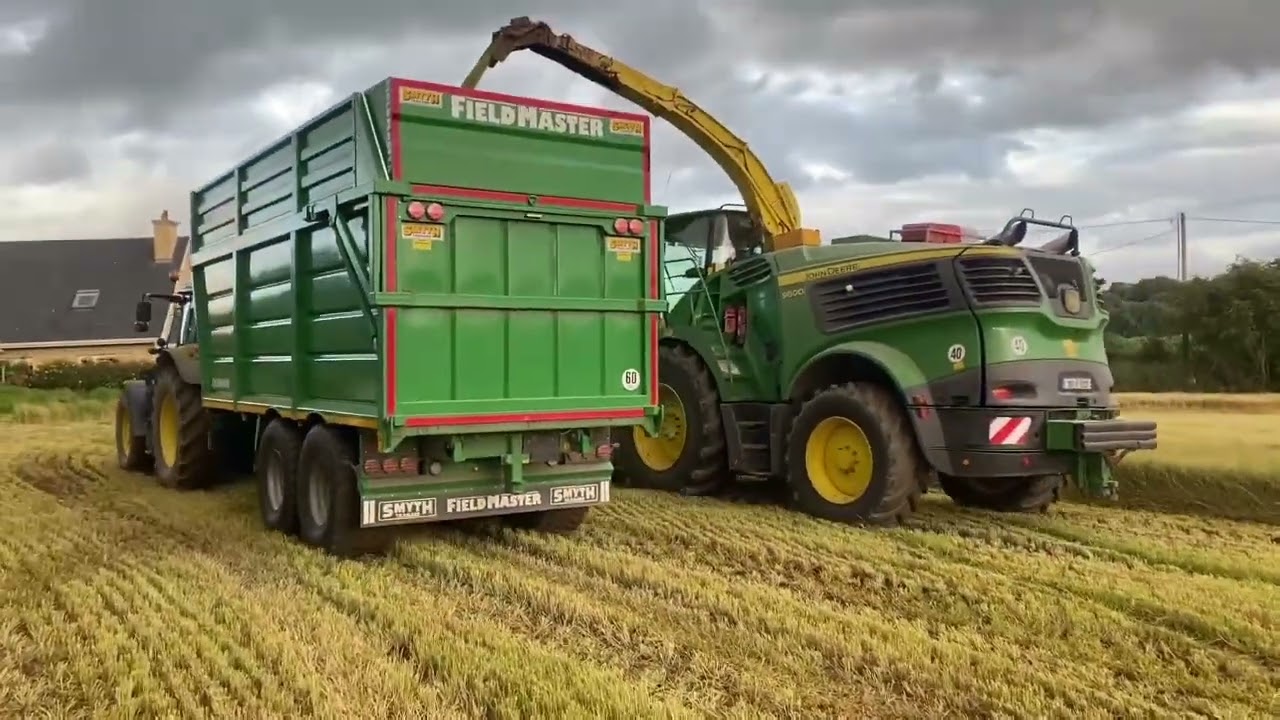 Whole Crop Barley July , mostly John Deere