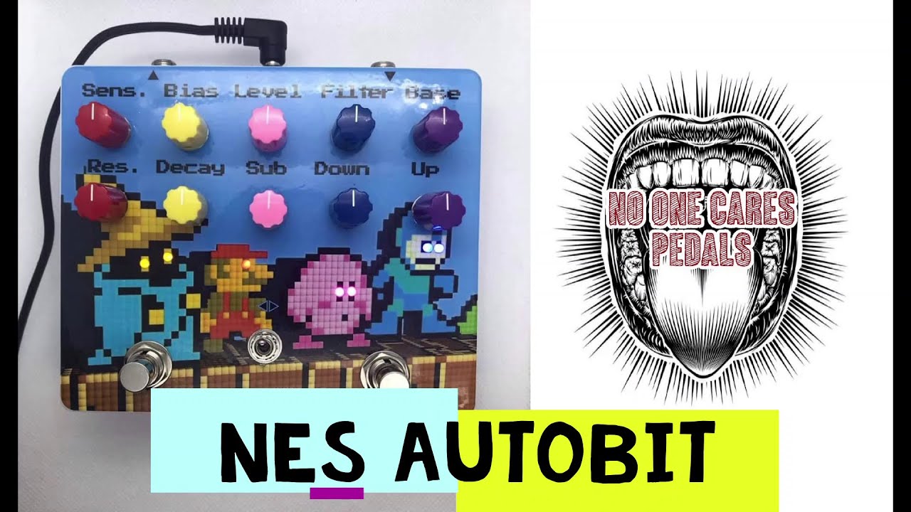 NES AutoBit pedal demo by No One Cares Pedals