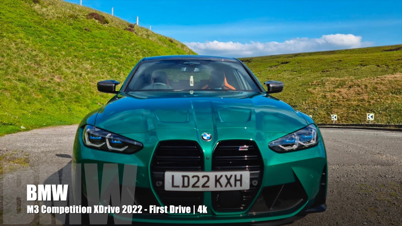 First Drive & First Impressions of My New 2022 G80 BMW M3 Competition xDrive Isle of Man Green | 4k