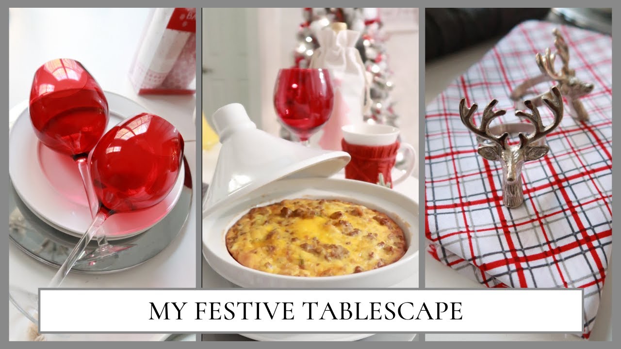 My Festive Holiday Tablescape