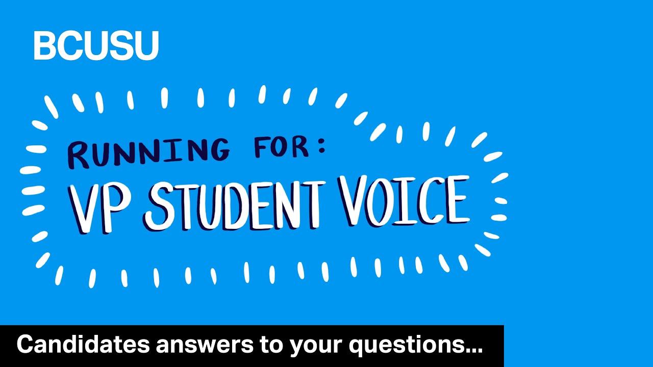 Question Time: VP Student Voice, Officer Elections 2022/23