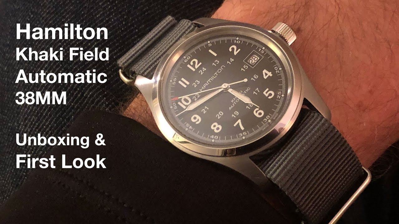 Hamilton Khaki Field Auto 38MM Unboxing & First Look!
