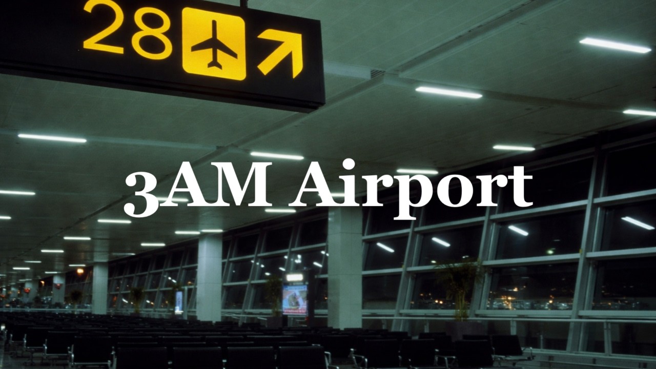 3AM Airport - 3 Hours of Chill Lofi Beats (No Lyrics)