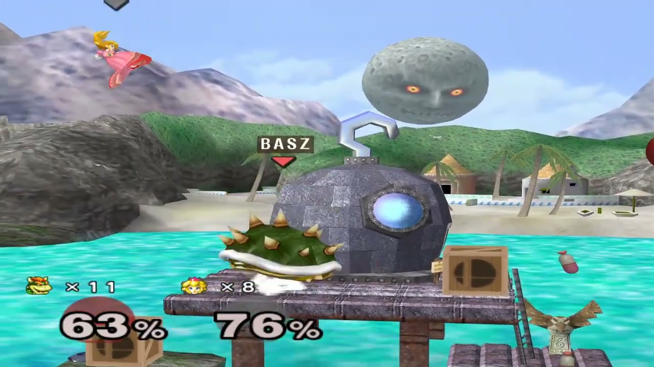 Super Smash Bros Melee (GCN) Special Request #75 - Bowser VS Peach